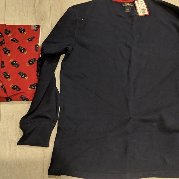 polo teddy bear pajamas